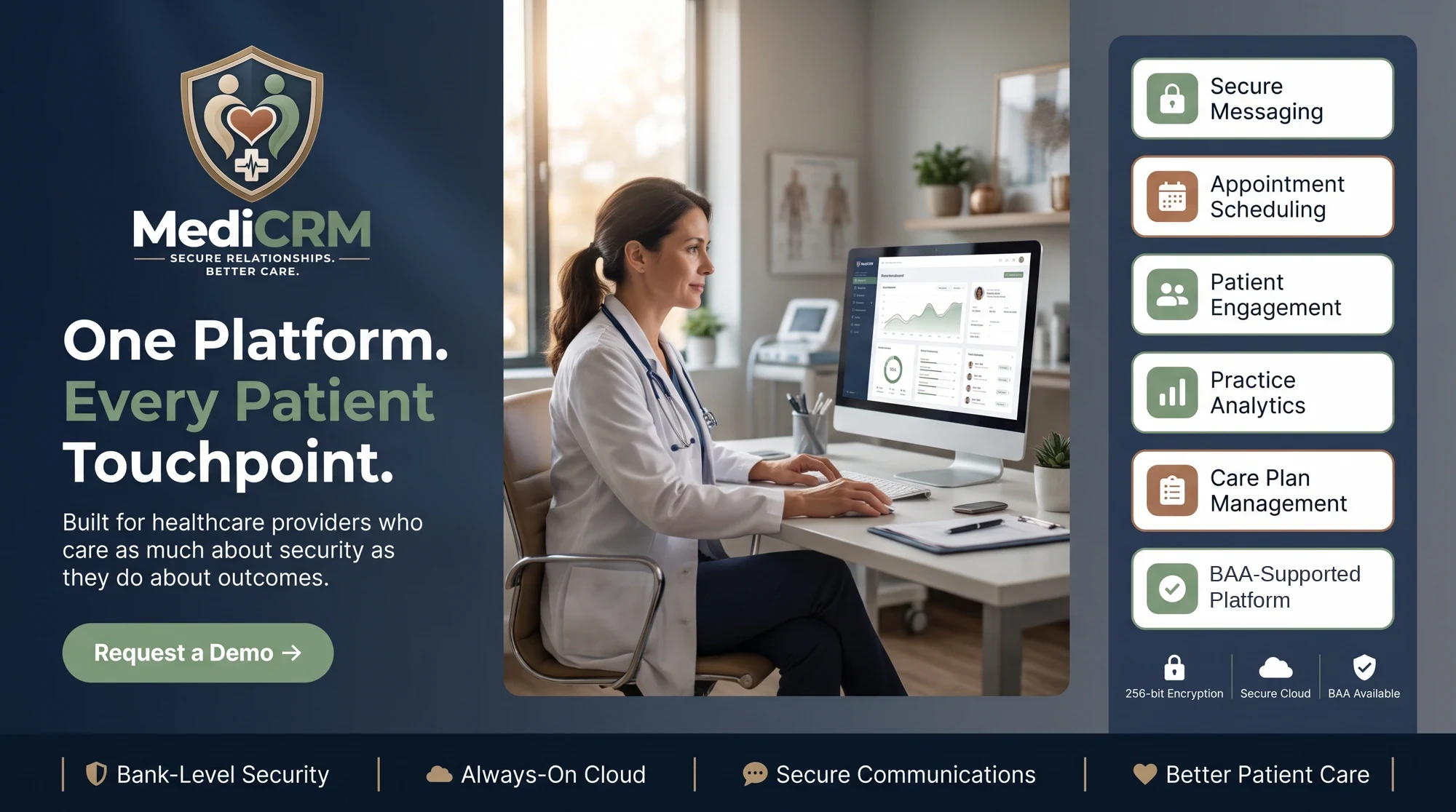 MediCRM — One Platform. Every Patient Touchpoint.